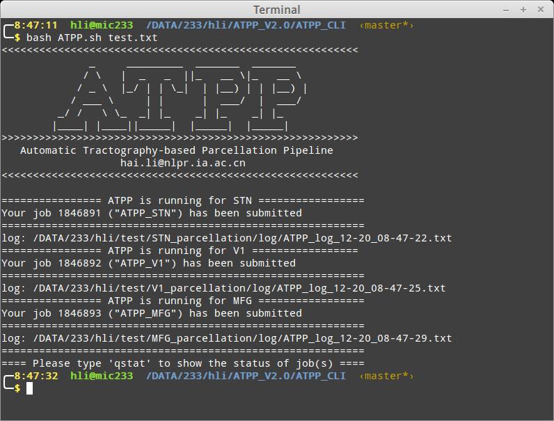 ATPP v2.0, CLI version